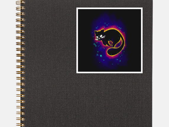 Floating Space Cat