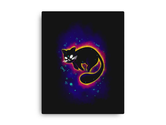 Floating Space Cat