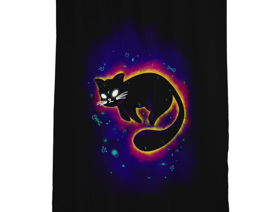 Floating Space Cat