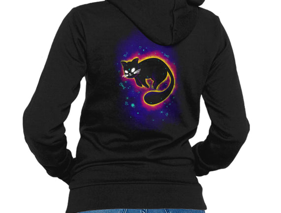 Floating Space Cat