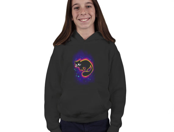 Floating Space Cat