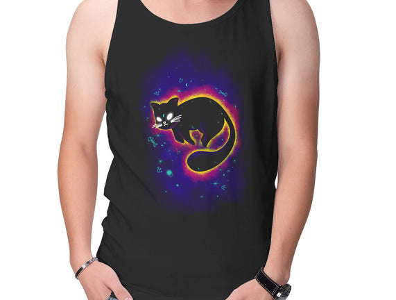 Floating Space Cat
