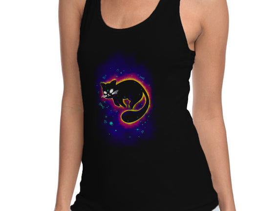 Floating Space Cat