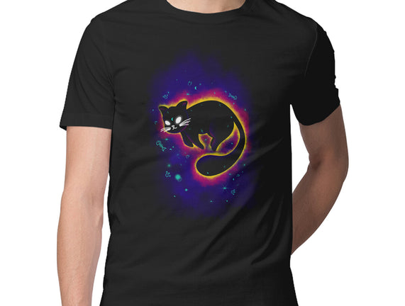 Floating Space Cat