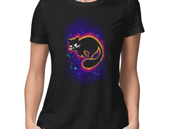 Floating Space Cat