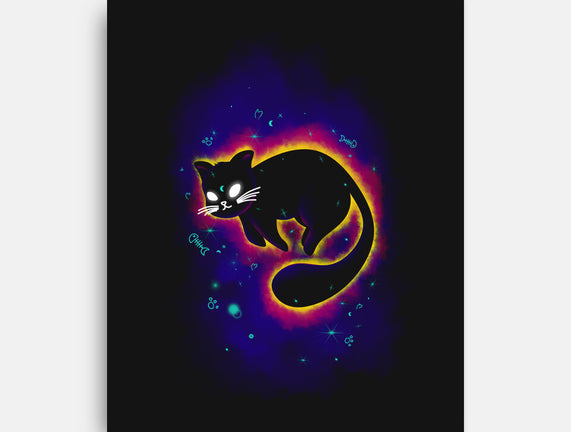 Floating Space Cat