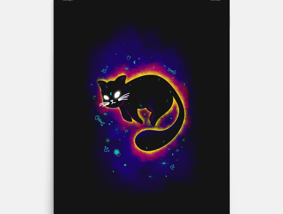Floating Space Cat