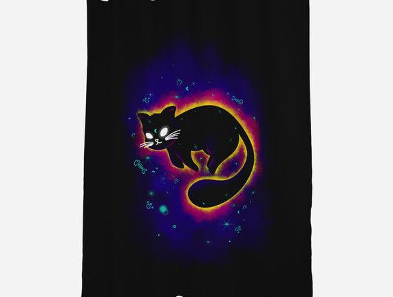 Floating Space Cat