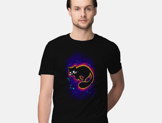 Floating Space Cat