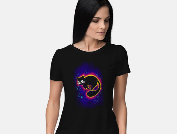 Floating Space Cat