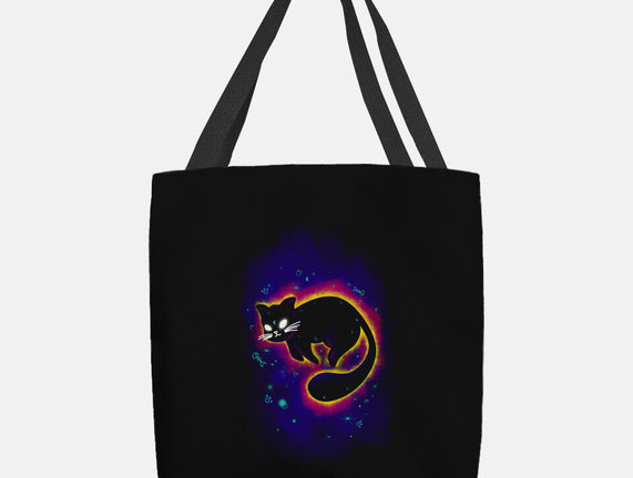 Floating Space Cat