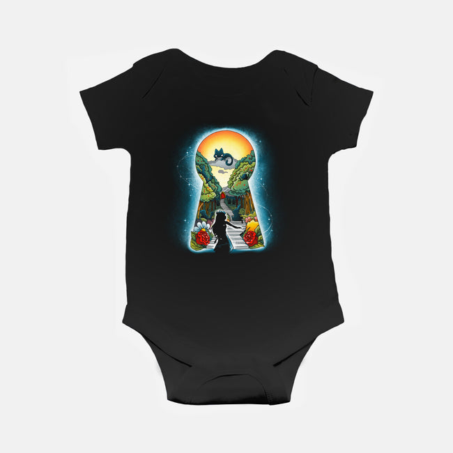 Wonder Portal-baby basic onesie-Vallina84