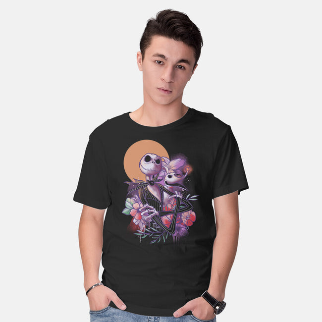 Nightmare In Moonlight-mens basic tee-fanfabio