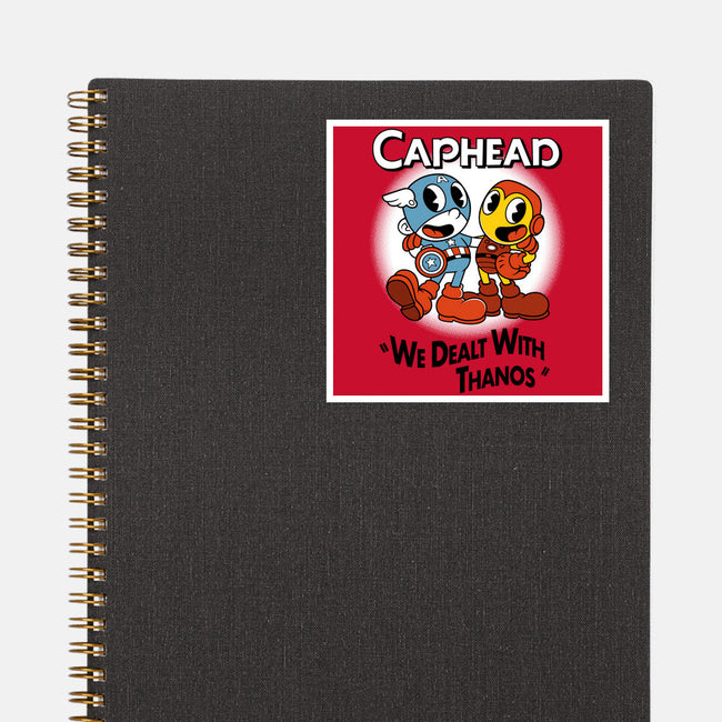 Caphead-none glossy sticker-Nemons