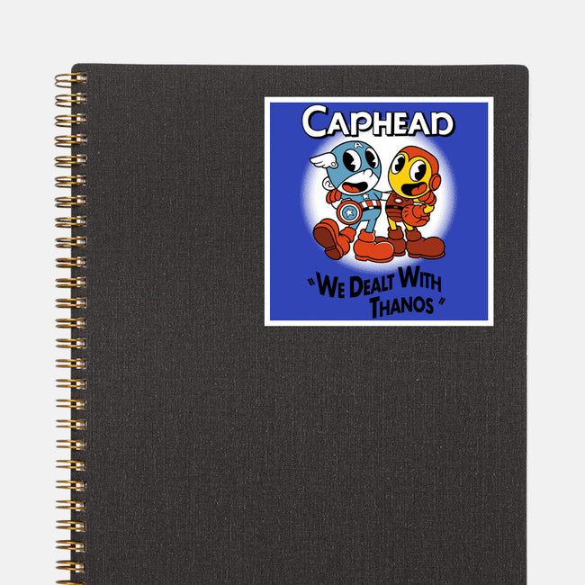 Caphead-none glossy sticker-Nemons