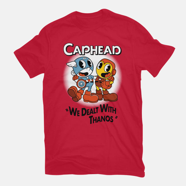 Caphead-womens basic tee-Nemons