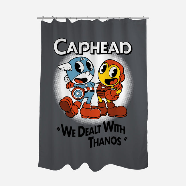 Caphead-none polyester shower curtain-Nemons