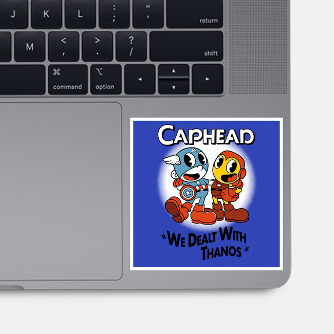 Caphead-none glossy sticker-Nemons