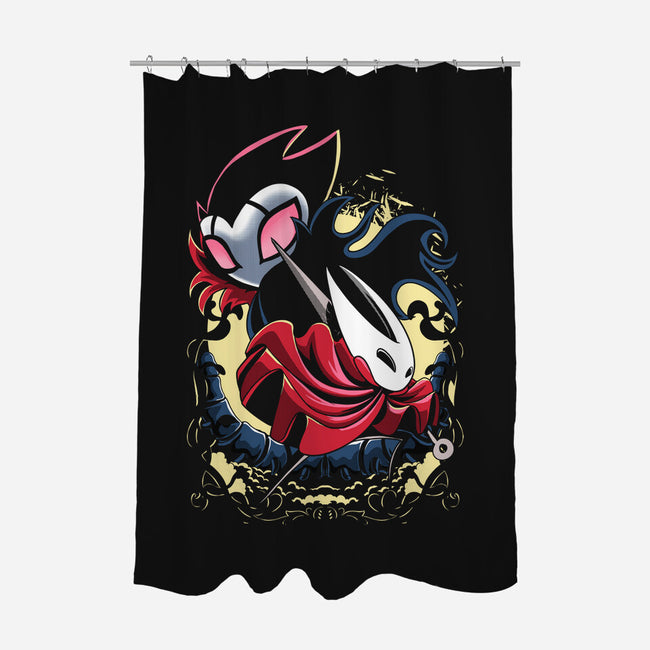 Knightmare Silk-none polyester shower curtain-Nihon Bunka