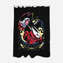 Knightmare Silk-none polyester shower curtain-Nihon Bunka