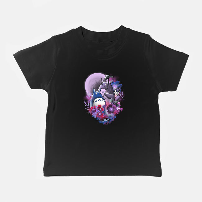 Spirits In Moonlight-baby basic tee-fanfabio