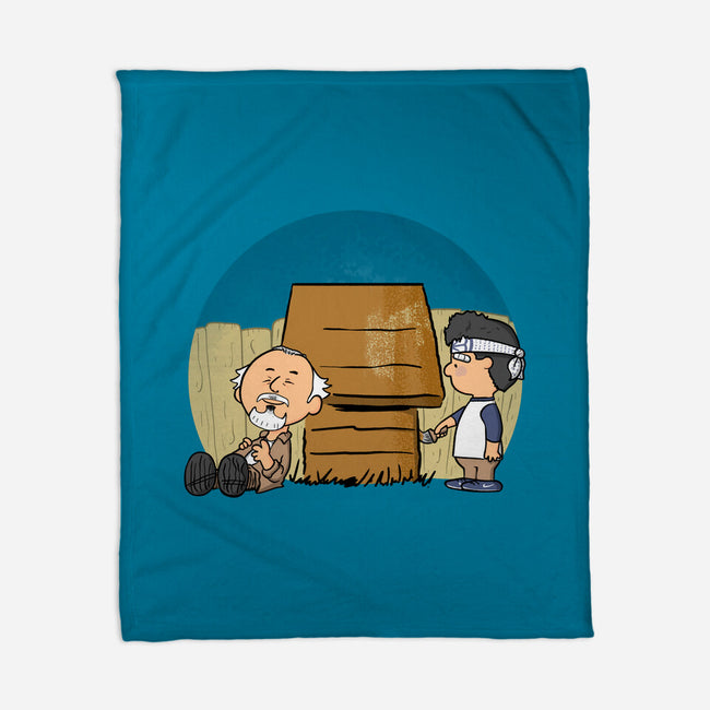 Karate Moves-none fleece blanket-MarianoSan