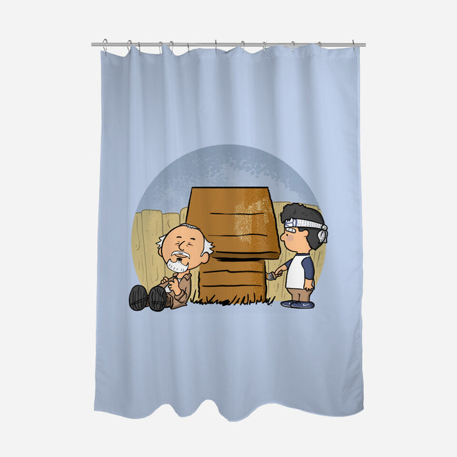 Karate Moves-none polyester shower curtain-MarianoSan