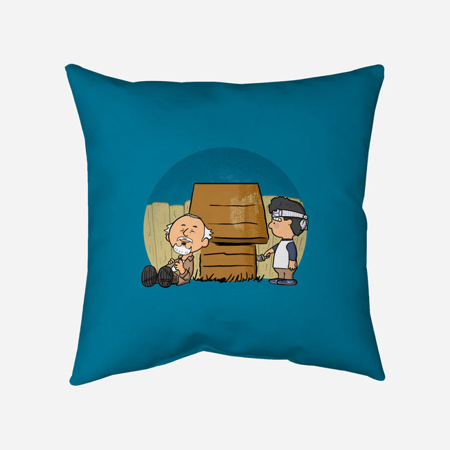 Karate Moves-none removable cover throw pillow-MarianoSan