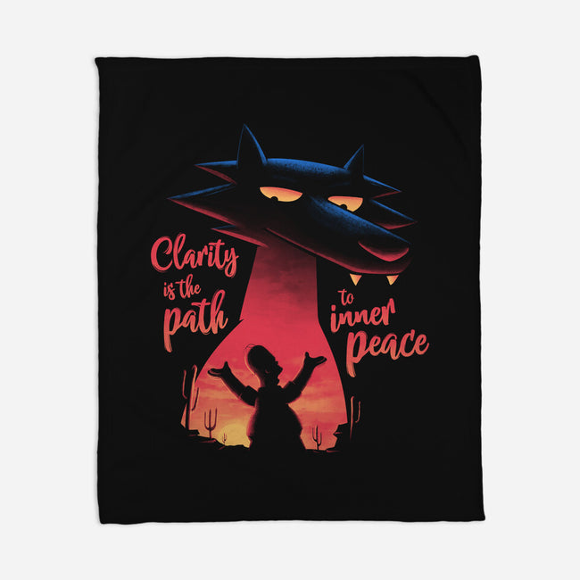 Inner Peace-none fleece blanket-teesgeex