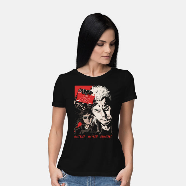 Bite Club-womens basic tee-goodidearyan