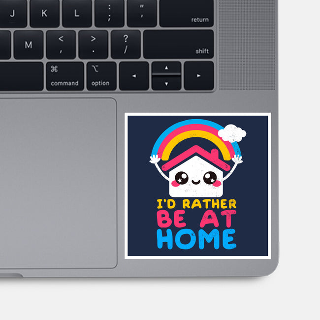Be At Home-none glossy sticker-NemiMakeit