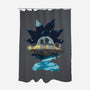 Pixel Rick-none polyester shower curtain-danielmorris1993