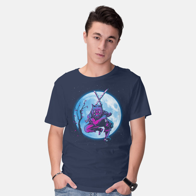 Inosuke Under The Moon-mens basic tee-ddjvigo