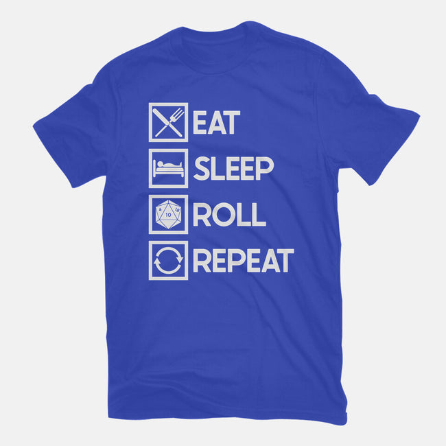 Eat Sleep Roll-youth basic tee-Nickbeta Designs