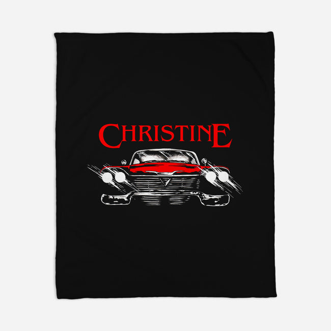 Christine-none fleece blanket-Jonathan Grimm Art