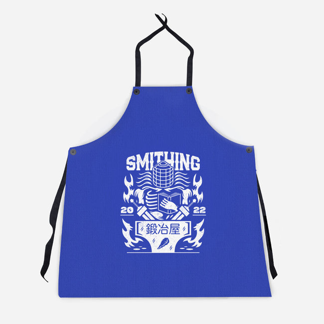 The Smithing Master-unisex kitchen apron-Logozaste