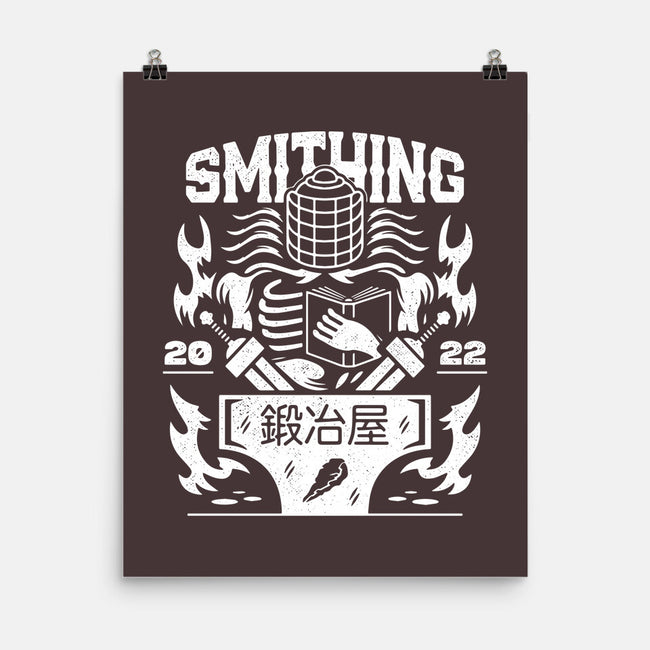 The Smithing Master-none matte poster-Logozaste
