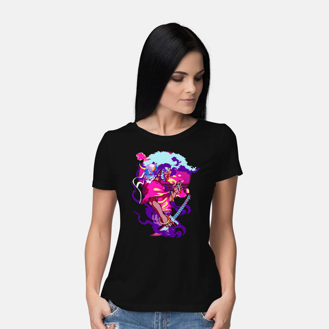 Afro Neon-womens basic tee-heydale