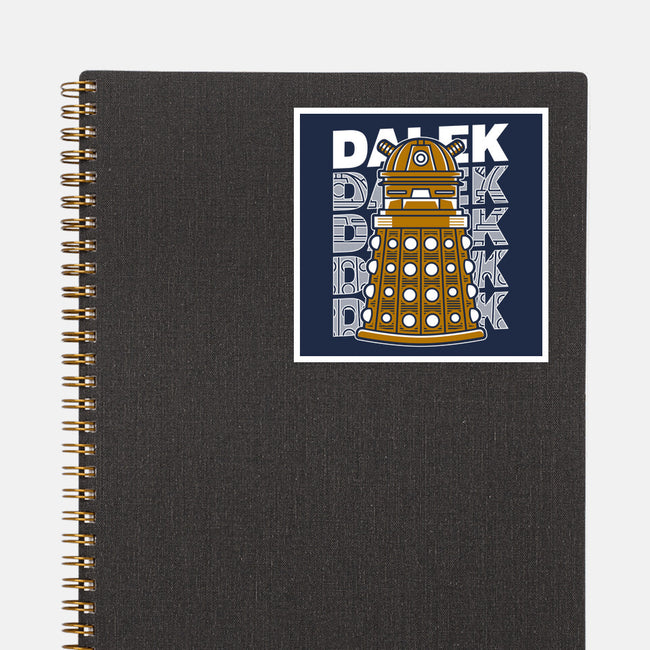 Dalek-none glossy sticker-Logozaste