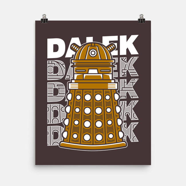 Dalek-none matte poster-Logozaste