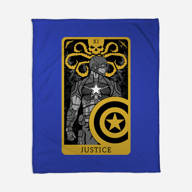 Justice Card-none fleece blanket-danielmorris1993