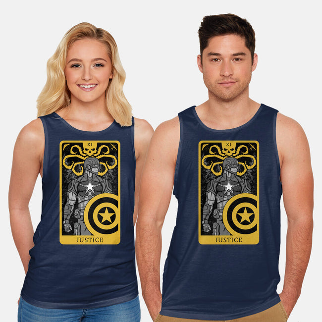 Justice Card-unisex basic tank-danielmorris1993