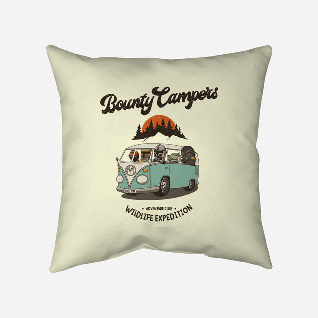 Bounty Campers-none removable cover throw pillow-retrodivision