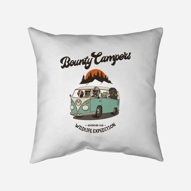 Bounty Campers-none removable cover throw pillow-retrodivision