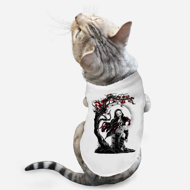 Human Turned Demon-cat basic pet tank-ddjvigo