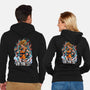 The Rage Of The Super Saiyan-unisex zip-up sweatshirt-Knegosfield
