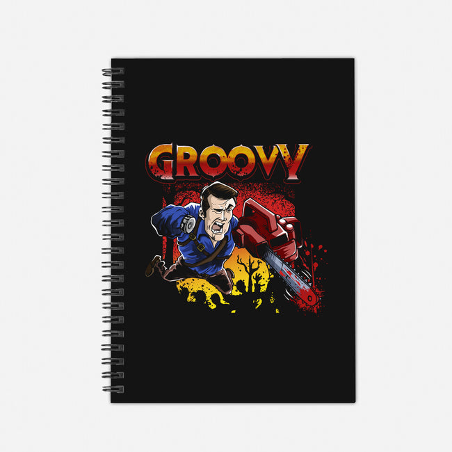 Groovy Ash-none dot grid notebook-Diego Oliver