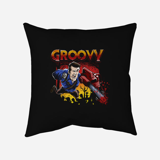 Groovy Ash-none removable cover throw pillow-Diego Oliver