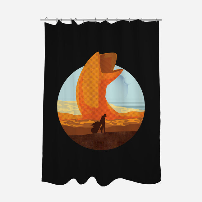 Welcome To Arrakis Desert Day Tour-none polyester shower curtain-AnnoyingAmy