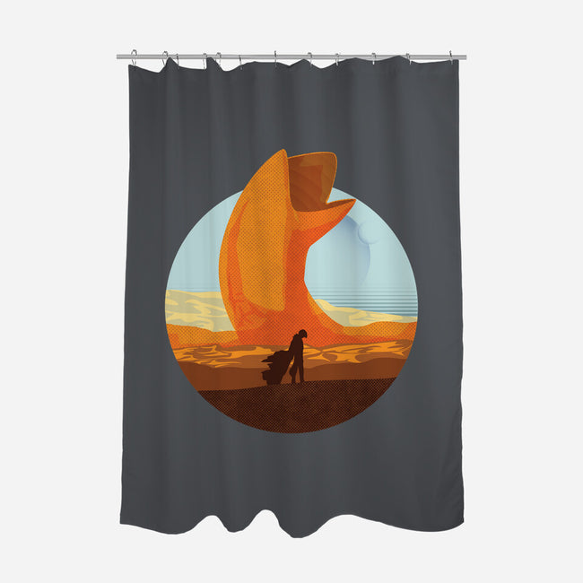 Welcome To Arrakis Desert Day Tour-none polyester shower curtain-AnnoyingAmy